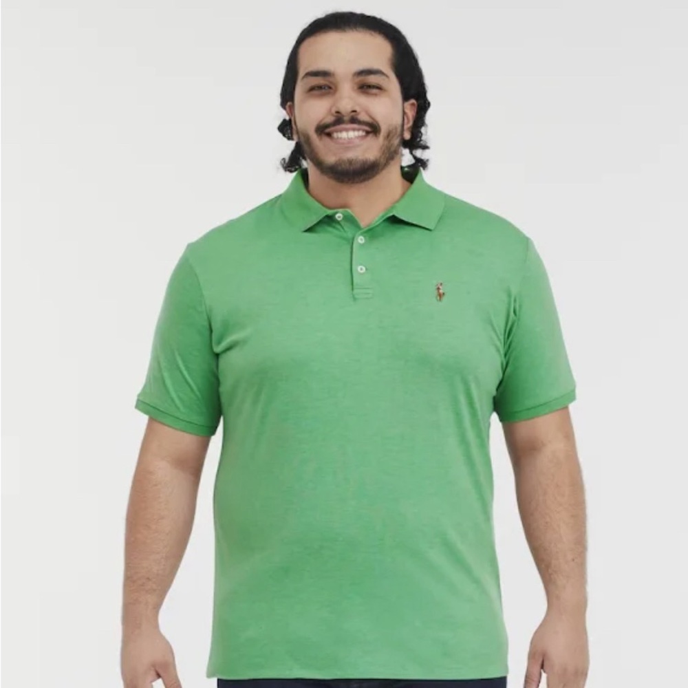 Polo by Ralph Lauren Men's Green Polo Shirt - Picture 2 of 8